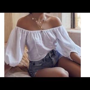 Vici Collection Off Shoulder Crop Top